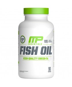 MusclePharm Fish Oil 90 капсул, риб'ячий жир з високим вмістом незамінних жирних кислот