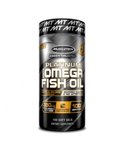 Muscletech Omega Fish Oil 100 м'яких капсул, риб'ячий жир