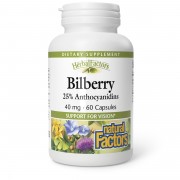 Natural Factors Bilberry Extract 60 caps
