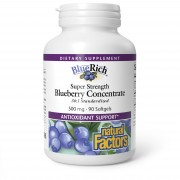 Natural Factors BlueRich Super Strength Blueberry Concentrate 90 softgels