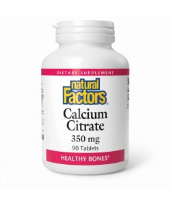 Natural Factors Calcium Citrate 350 mg 90 таблеток, кальций