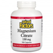 Natural Factors Magnesium Citrate 150 mg 180 caps
