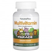 Nature's Plus Multi-Vitamin & Mineral Animal Parade 90 tabs Апельсин