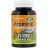 Nature's Plus Vitamin C Animal Parade 90 таблеток, жувальний вітамін С, без цукру, зі смаком апельсину