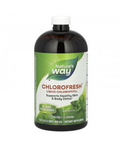 Nature's Way Chlorofresh Liquid Chlorophyll 480 мл, рідкий хлорофіл, з ароматом натуральної м’яти