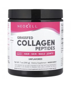 Neocell Grassfed Collagen Peptides 200 грамм, гидролизованный коллаген 1 и 3 типа для здоровья кожи, суставов и связок Neocell Grassfed Collagen Peptides 200 грамм, гидролизованный коллаген 1 и 3 типа для здоровья кожи, суставов и связок
