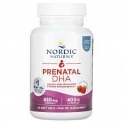 Nordic Naturals Prenatal DHA 90 softgels Полуниця