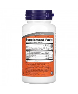 Now Foods 5-HTP 200 mg 60 растительных капсул, 5-гидрокситриптофан