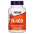 Now Foods B-100 100 капсул, комплекс витаминов группы B