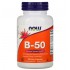 Now Foods B-50 100 капсул, комплекс вітамінів групи B