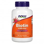 Now Foods Biotin 5000 mcg 120 caps