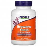 Now Foods Brewers Yeast 650 mg 200 tabs
