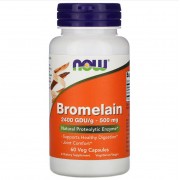 Now Foods Bromelain 500 mg 60 caps