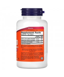 Now Foods C-500 Calcium Ascorbate 100 капсул, витамин С