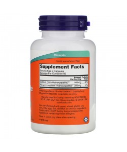 Now Foods Calcium Hydroxyapatite 120 капсул, гідроксиапатит кальцію