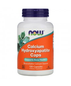 Now Foods Calcium Hydroxyapatite 120 капсул, гідроксиапатит кальцію