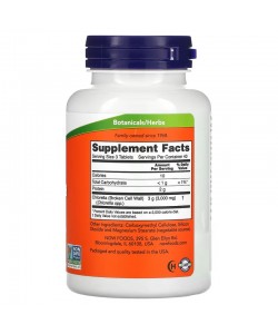 Now Foods Chlorella 1000 mg 120 таблеток, водоросли хлорелла