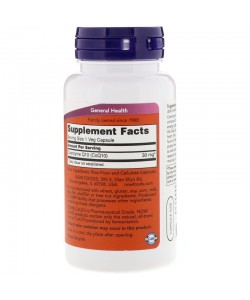  Now Foods CoQ10 30 mg 120 м'яких капсул, коензим Q10