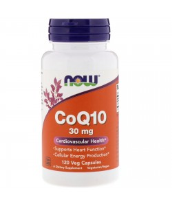  Now Foods CoQ10 30 mg 120 м'яких капсул, коензим Q10