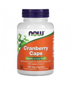 Now Foods Cranberry Caps 100 капсул, плоди журавлини з вітаміном С