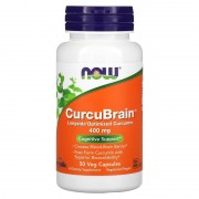 Now Foods CurcuBrain 400 mg 50 caps