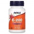 Now Foods E-200 134 mg 200 IU 100 м'яких капсул, вітамін E (d-альфа-токоферил ацетат)