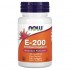 Now Foods E-200 with Mixed Tocopherols 134 mg 200 IU 100 м'яких капсул, вітамін E (d-альфа-токоферол) зі змішаними токоферолами (d-бета, d-дельта, d-гамма)