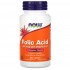 Now Foods Folic Acid 250 таблеток, фолиевая кислота 