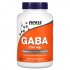 Now Foods Gaba 750 mg 200 капсул, гамма-аміномасляна кислота