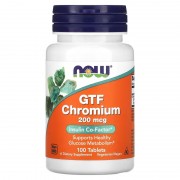 Now Foods GTF Chromium 200 mcg 100 tabs