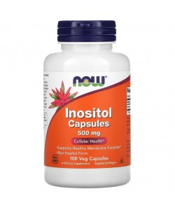 Now Foods Inositol 500 mg 100 капсул, инозитол