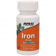 Now Foods Iron 18 mg 120 caps