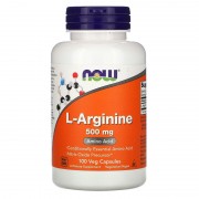 Now Foods L-Arginine 500 mg 100 caps