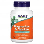 Now Foods Magnesium & Calcium 100 tabs