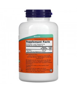 Now Foods Magnesium Citrate 227 грам, порошок цитрату магнію