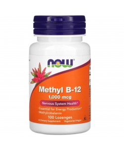 Now Foods Methyl B-12 1000 mcg 100 пастилок, метилкобаламін