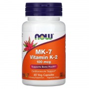 Now Foods MK-7 Vitamin K-2 100 mcg 60 caps