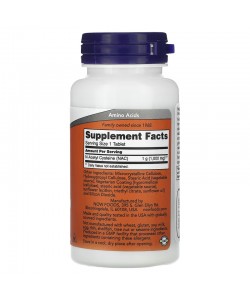 Now Foods NAC 1000 mg 60 таблеток, N-ацетилцистеїн (NAC)