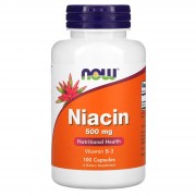 Now Foods Niacin 500 mg 100 caps