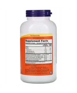 Now Foods Omega 3-6-9 1000 mg 250 гелеві капсули, незамінні жирні кислоти 3-6-9