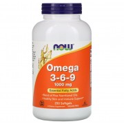 Now Foods Omega 3-6-9 1000 mg 250 softgels 