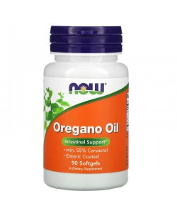 Now Foods Oregano Oil 90 капсул, масло орегано