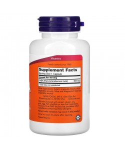 Now Foods PABA 500 mg 100 капсул, пара-амінобензойна кислота