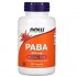 Now Foods PABA 500 mg 100 капсул, пара-амінобензойна кислота