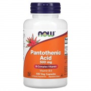 Now Foods Pantothenic Acid 500 mg 100 caps