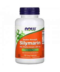 Now Foods Milk Thistle Silymarin 300 mg 100 капсул, екстракт розторопші з артишоком і кульбабою