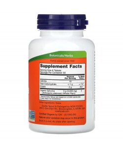 Now Foods Spirulina 500 mg 200 таблеток, органічна спіруліна