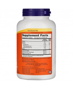 Now Foods Super Omega 3-6-9 1200 mg 180 гелеві капсули, незамінні жирні кислоти 3-6-9