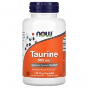 Now Foods Taurine 500 mg 100 caps