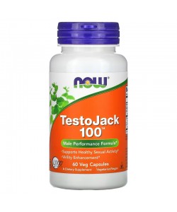 Now Foods TestoJack 100 60 капсул, комплекс растительных экстрактов с цинком и магнием